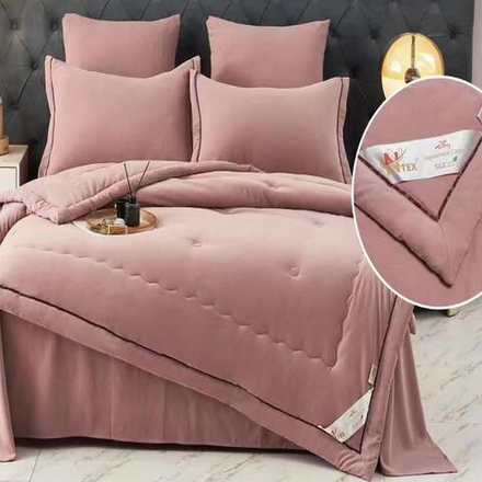 Комплект постельного белья с одеялом "РУ. N.N.TEX" дизайн: BA-024, сатин, 100% хлопок. 4 НАВОЛОЧКИ!!!