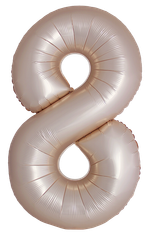 Цифра 8 Slim, Звездное Золото, Матовый в упаковке 40" Fm