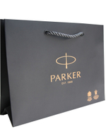 Подарочный набор с гравировкой с ручкой Parker Jotter XL Monochrome Black (черный с орнаментом)