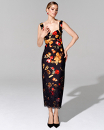 Платье-футляр с отделкой