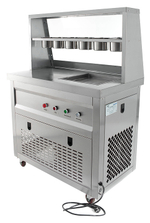 Фризер для жареного мороженого Foodatlas KCB-1F (контейнеры, стол для топпингов)