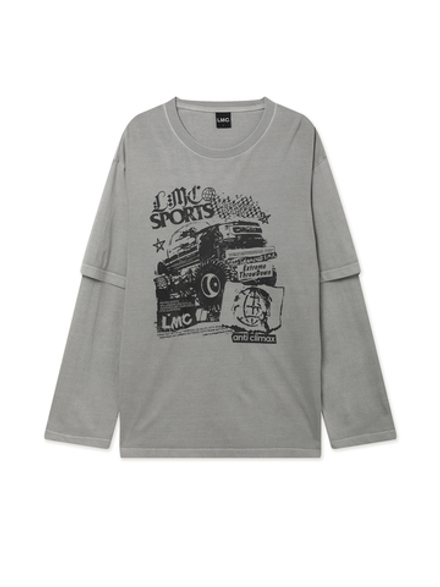 Мужской Лонгслив Overdyed Layered