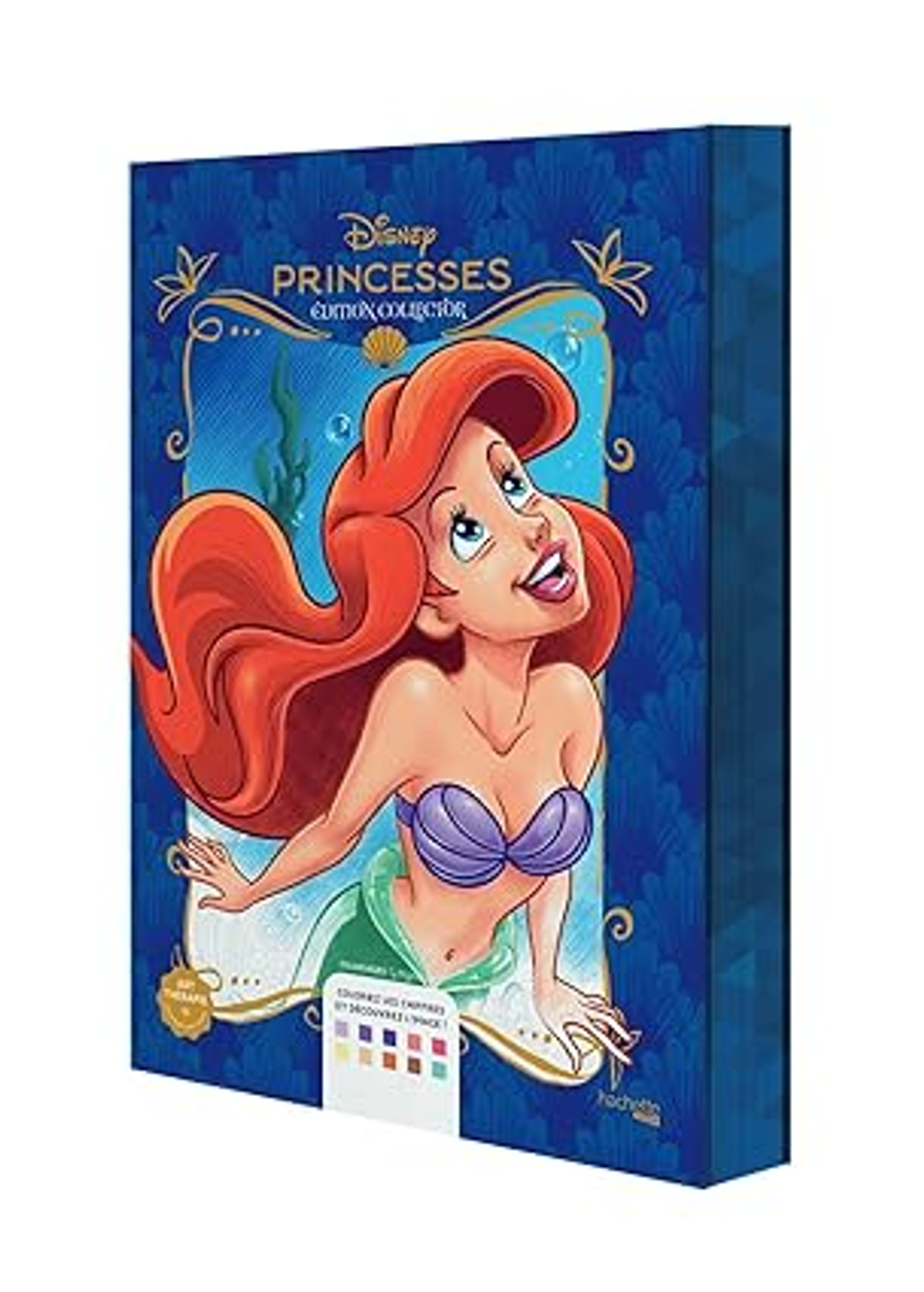 Hachette раскраска по номерам Coloriages mystères Disney Collector — Принцессы
