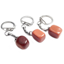 Брелок авантюрин коричневый