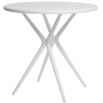 Стол пластиковый Stepp ТЕОРИ круглый (белый)