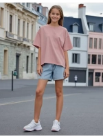 Футболка оверсайз базовая для детей и подростков