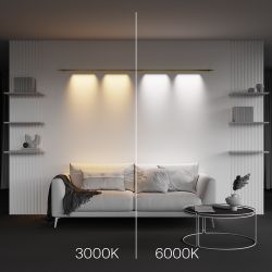 Трековый штанговый светодиодный светильник Maytoni Axity Points C101CL-L1000-24W3-6K-BS