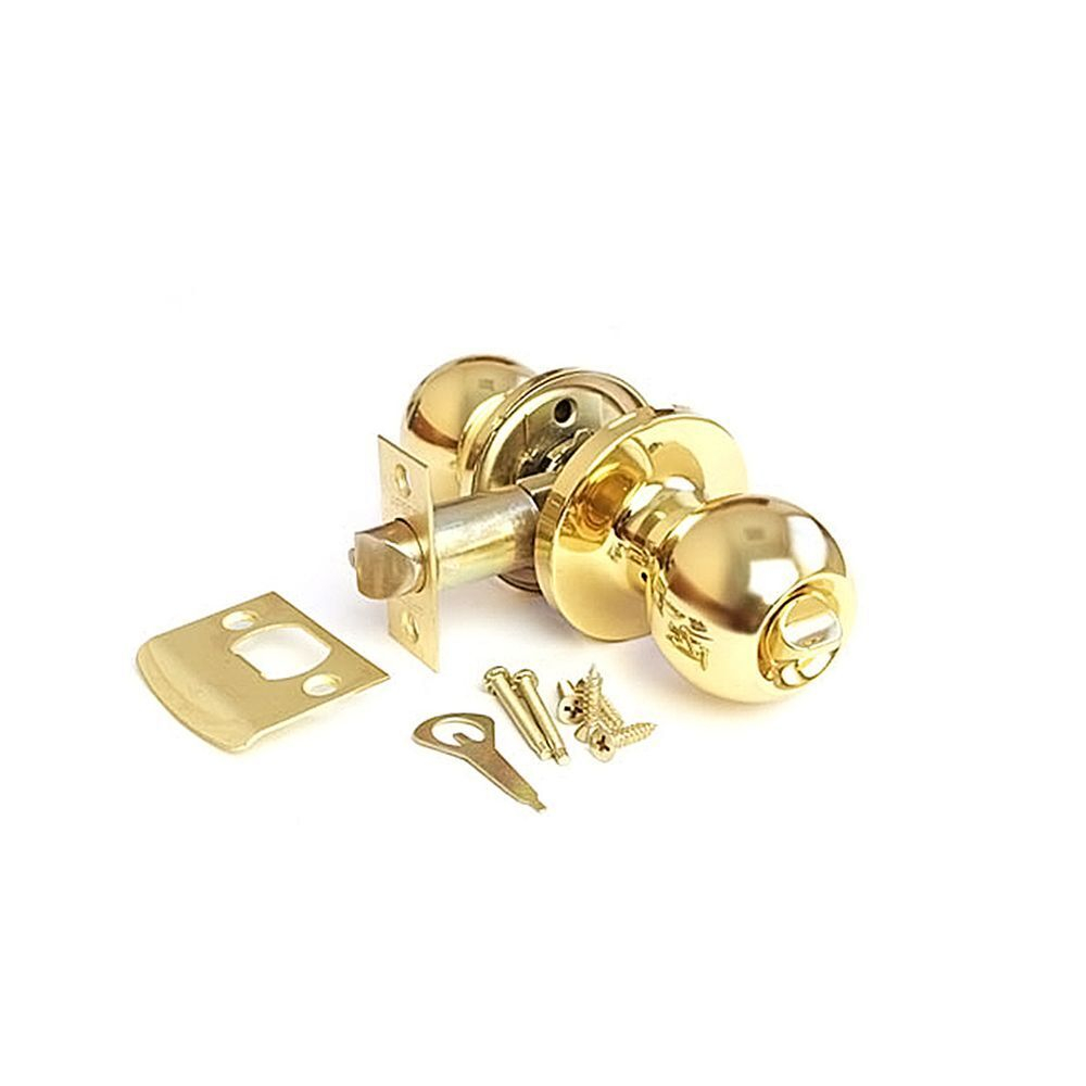 Защелка Apecs, 6072-03-G, с  фиксатором, золото, латунь