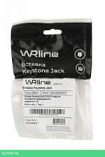 Модуль-вставка Keystone Jack WRline черный (WR-KJ-RJ45-C5E-SH-90)