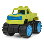 Пластмассовая игрушечная машина "Джип маленкий 2" зелено-голубой (15*10*11 см) сетка