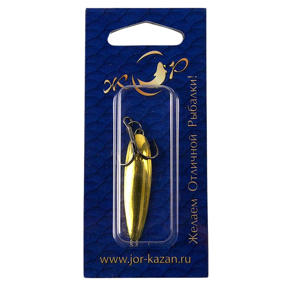 Блесна зимняя Жор Алтынка 3.6 17г 50мм Тройник Колебалка -