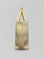 Сумка DS8058 большая текстильная открытая с надписью спереди