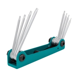 Набор ключей TORX складной 8пр.(Т5-Т10, Т15, Т20) Forsage F-5087F