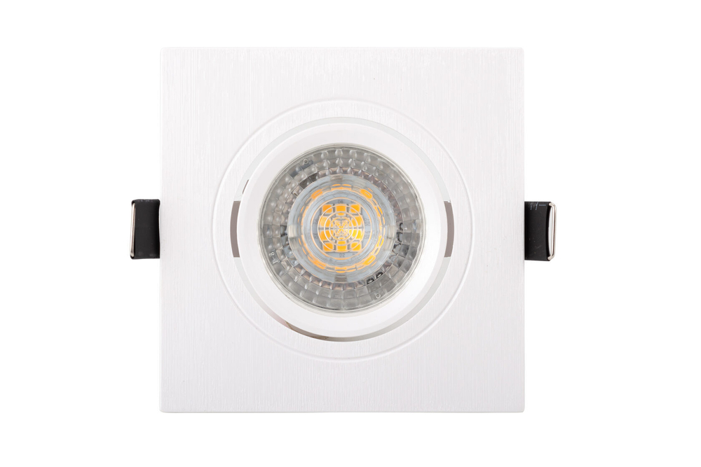 DK3021-WH Встраиваемый светильник, IP 20, 10 Вт, GU5.3, LED, белый, пластик