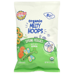 Earth's Best, Melty Hoops, органический снек из кукурузной муки, для детей от 8 месяцев, весенние овощи, 20 г (0,7 унции)
