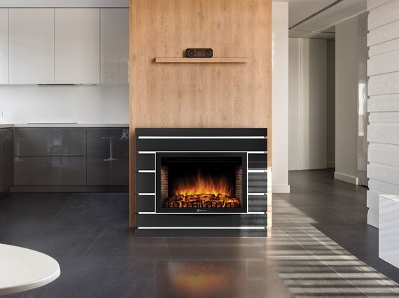 Портал Firelight Moderno 25 шпон чёрный дуб — (3)