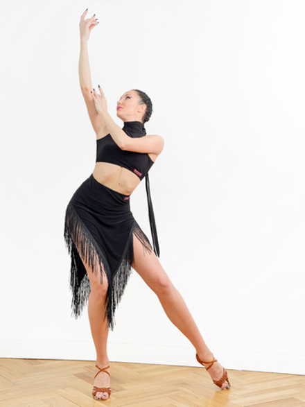 Юбка для латины с бахромой