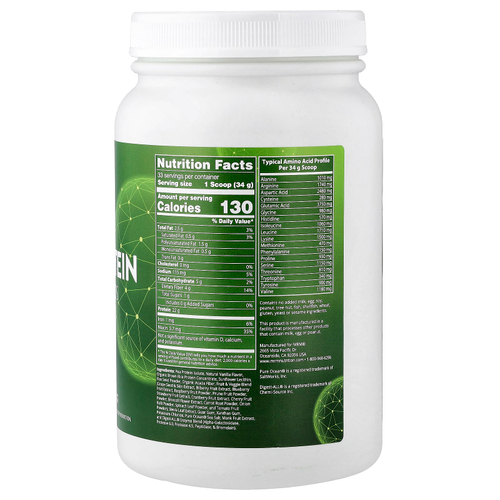 MRM Nutrition, Растительный протеин с суперфудами, ваниль, 1140 г (2,5 фунта)
