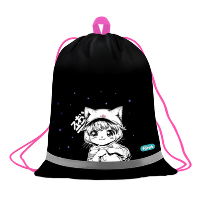 Мешок для обуви 1 отделение Först "Plush Dream", 360*460мм, вентиляционная сеточка, светоотражающая полоса