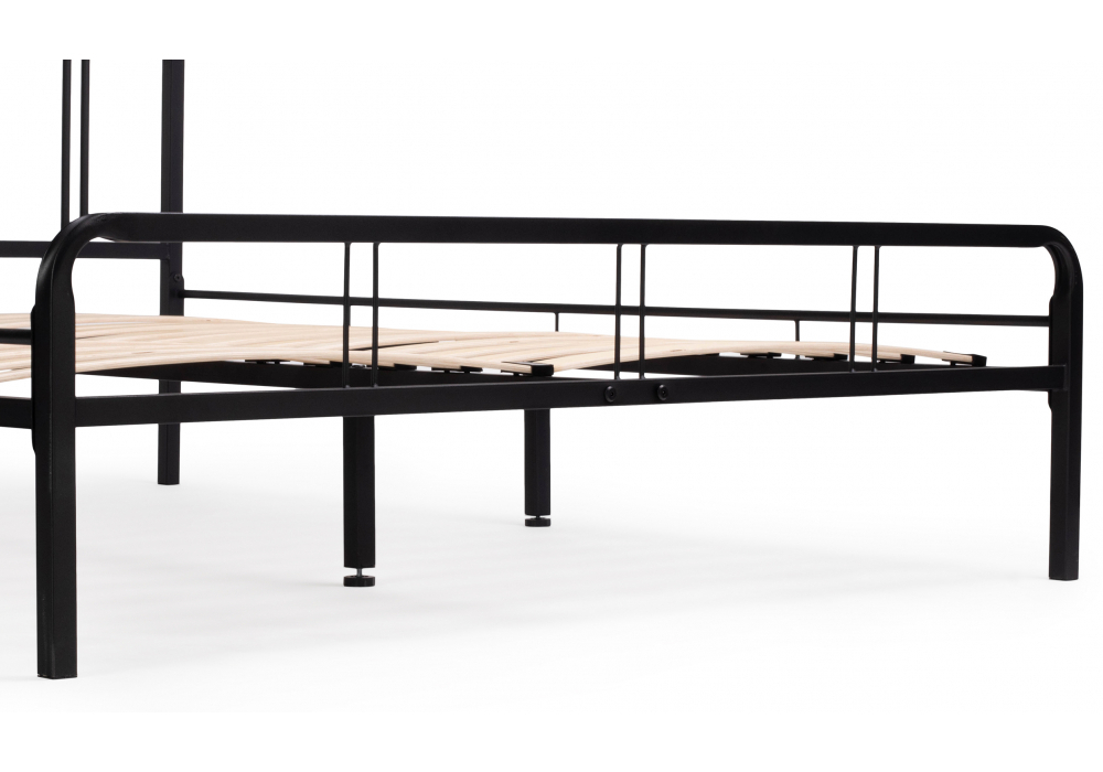 Кровать Woodville Рейк 160х200 черная