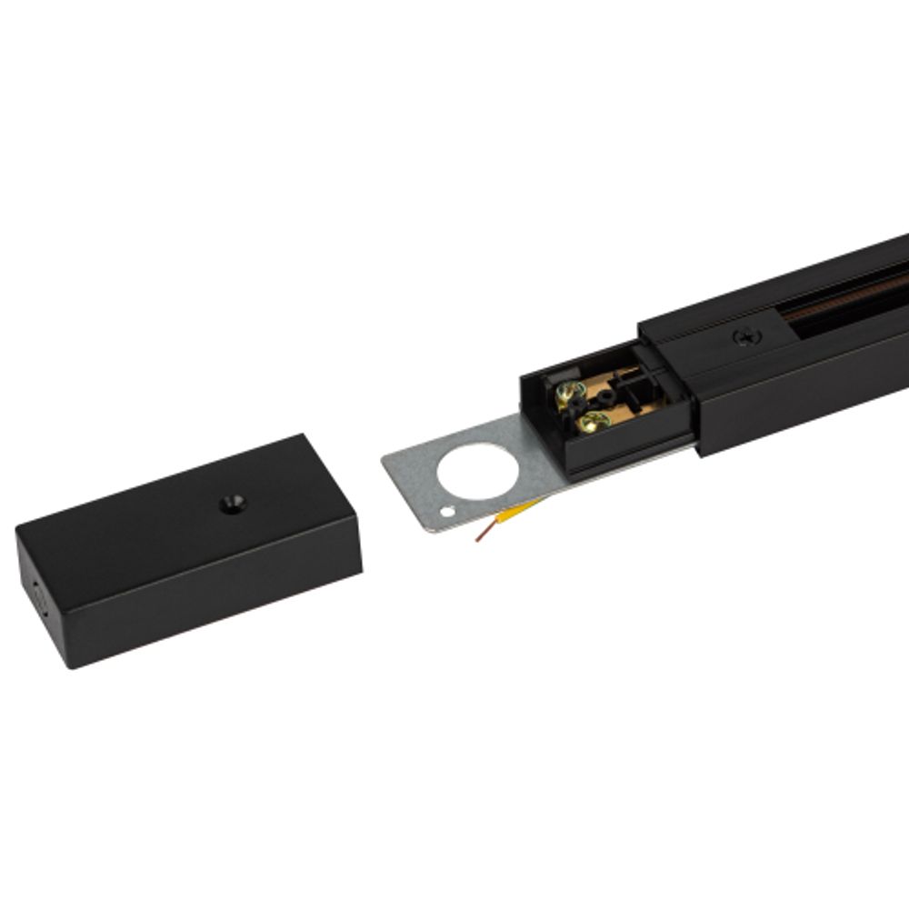 Шинопровод однофазный ЭРА TR-100 - 1PT - BK 1м черный | Однофазный шинопровод и аксессуары