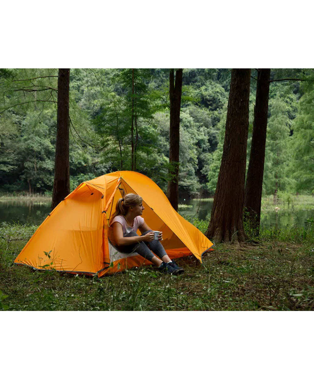 Палатка Naturehike Cycling 1-местная, алюминиевый каркас, сверхлегкая, оранжевый