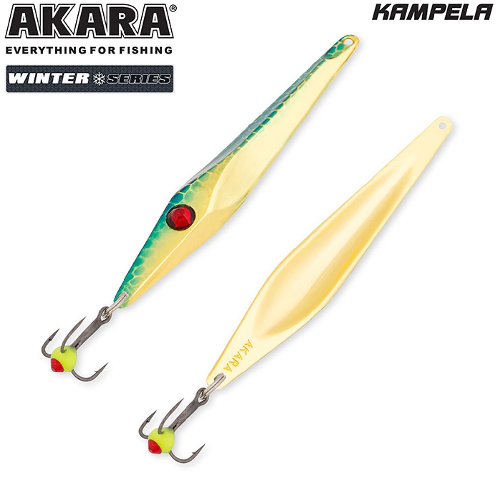 Блесна зимняя Akara Ice Kampela 75 9 гр. 1-GO/GO