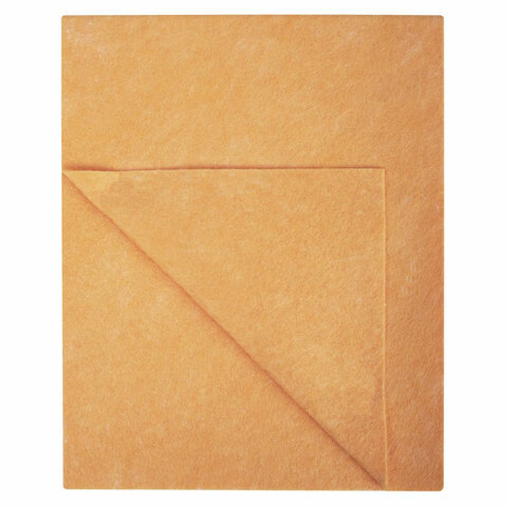 Тряпка ВИСКОЗНАЯ универсальная STANDART, 50х60 см, 120 г/м2, оранжевая, ЛЮБАША, К4118, 605498