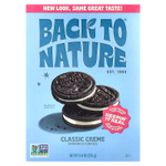 Back to Nature, Сэндвич-печенье, классический крем, 255 г (9 унций)