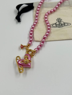 Колье розовое Vivienne Westwood