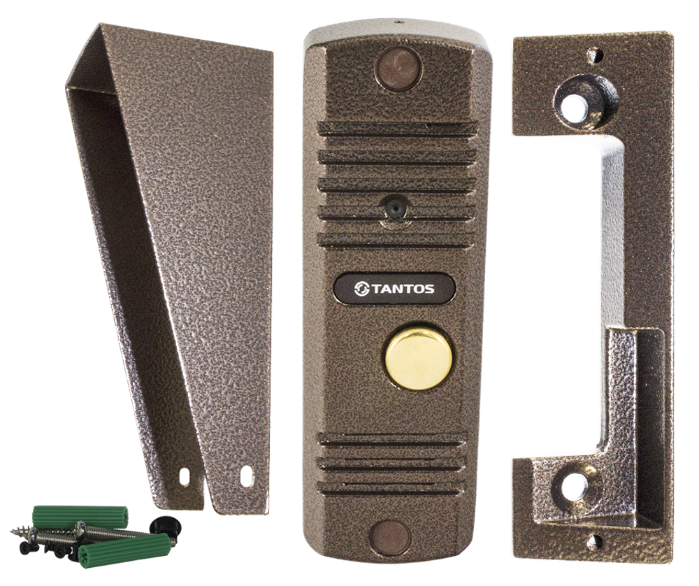 Вызывная панель Tantos WALLE+ (медь) комплект