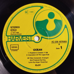 Винтажная виниловая пластинка LP Eloy Ocean (Germany 1977)