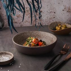 Салатник 800 мл d 19,7 см h5,3 см Brown Untouched Taiga P.L. Proff Cuisine [1]