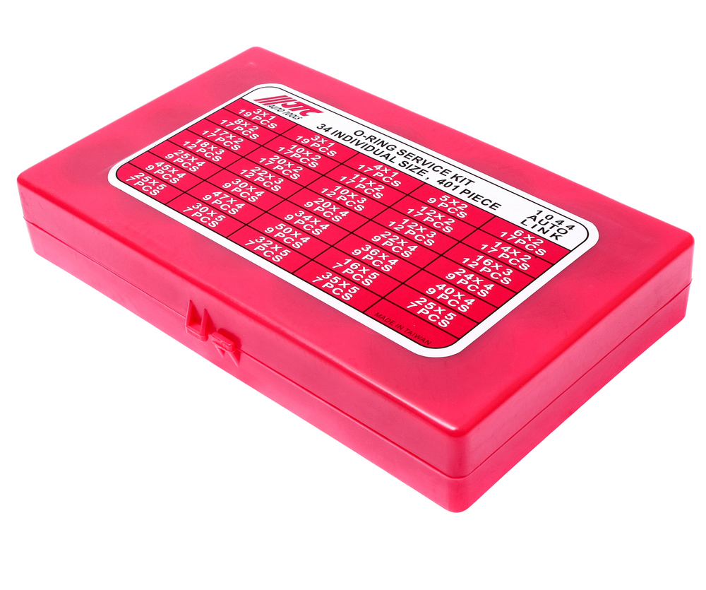 Набор колец уплотнительных 394шт. в кейсе JTC