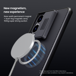 Чехол c поддержкой MagSafe для смартфона Samsung Galaxy S25 Edge от Nillkin серия CamShield Pro Magnetic Case