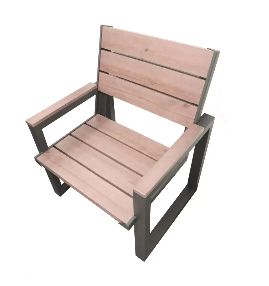 Кресло Эдванс FRAME BASIC-S (алюминий/тик)