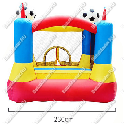 Коммерческий надувной батут "Весёлый футболист"  2.3*2.2*1.9 м