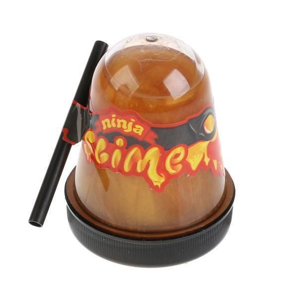 Игрушк-лизун cream-slime с ароматом мороженого, 450 г       &#39;ninja&#39;, золотой, 130 г.