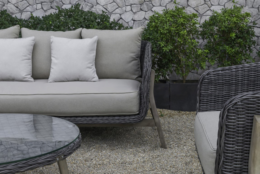 Комплект плетеной мебели Tagliamento Jura, серый, антрацит