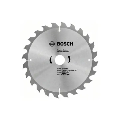 Пильный диск Eco for wood 230X30-24T BOSCH 2608644381
