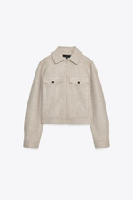 Мягкая куртка на молнии - ZARA
