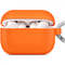 Чехол с карабином Uniq Vencer Silicone case + ремешок для AirPods Pro 2, оранжевый (AIRPODSPRO2-VENORG)