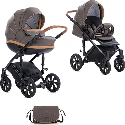 Детская коляска Tutis Mimi Style 2 в 1 New 2018 №324 (Тёмный коричневый)