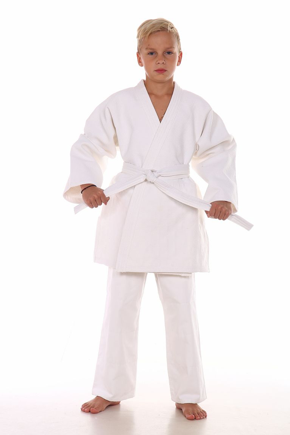 Кимоно для Дзюдо облегченное белое