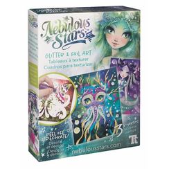 Набор аппликаций из фольги для девочек "Волшебный блеск" (3 заготовки для поделок) (О