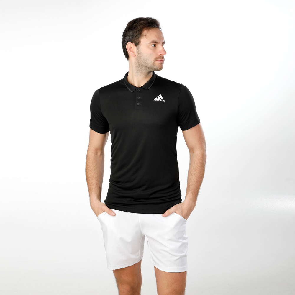 Мужское теннисное поло adidas Freelift Polo Men - Black