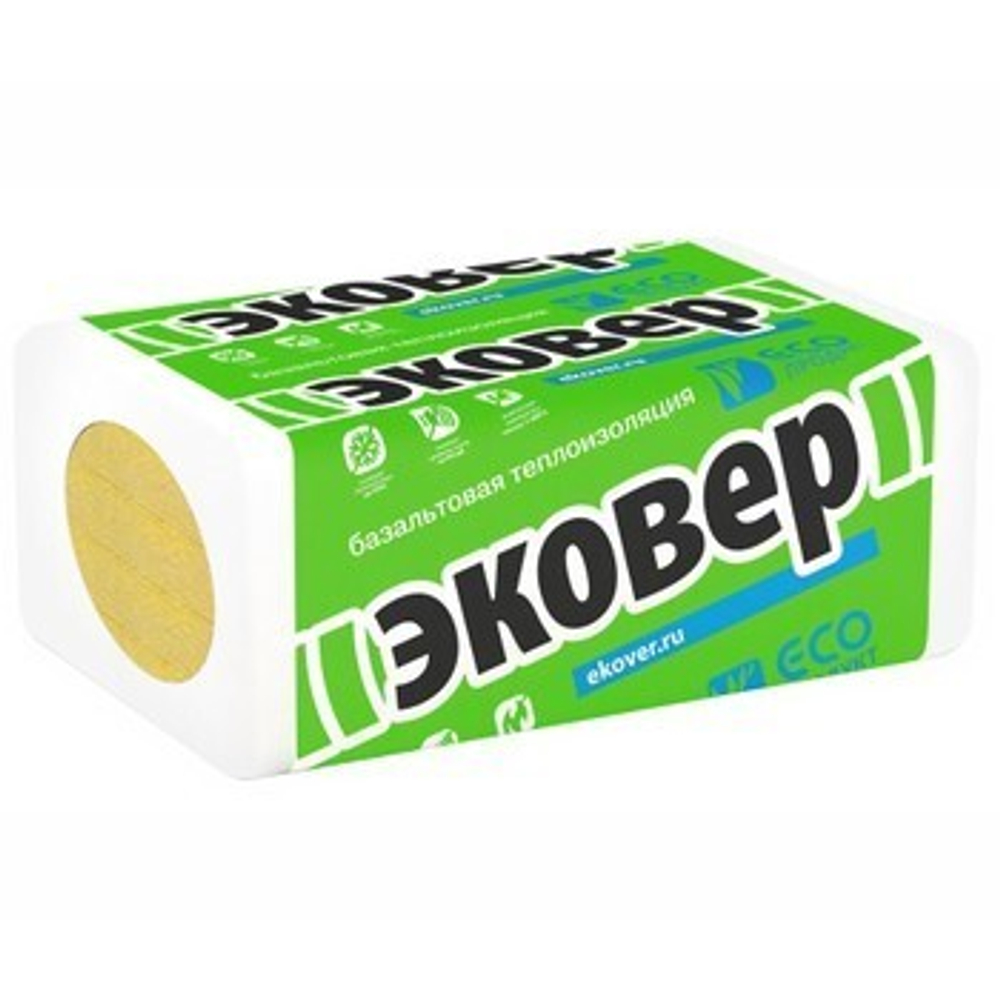 Утеплитель Эковер Вент-Фасад 70 1000x600x100 мм 4 шт в упаковке