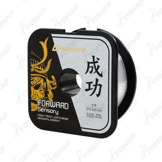 Леска FORWARD Sensory 0,405mm/100m Nylon Transparent (N-FS-0405-100) Nisus