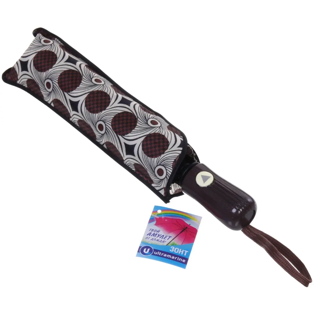 Зонт женский полуавтомат «Мускат», микс 6 цветов, 8 спиц, d-100см, длина в слож. виде 30см