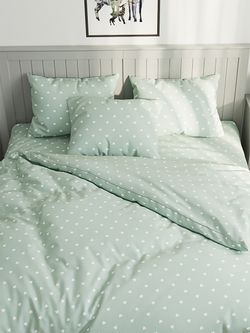 Постельное белье перкаль Сказка "Николь" семейное Наволочка 50x70 см 2 шт Простынь 240x215 см Пододеяльник 145x215 см 2шт